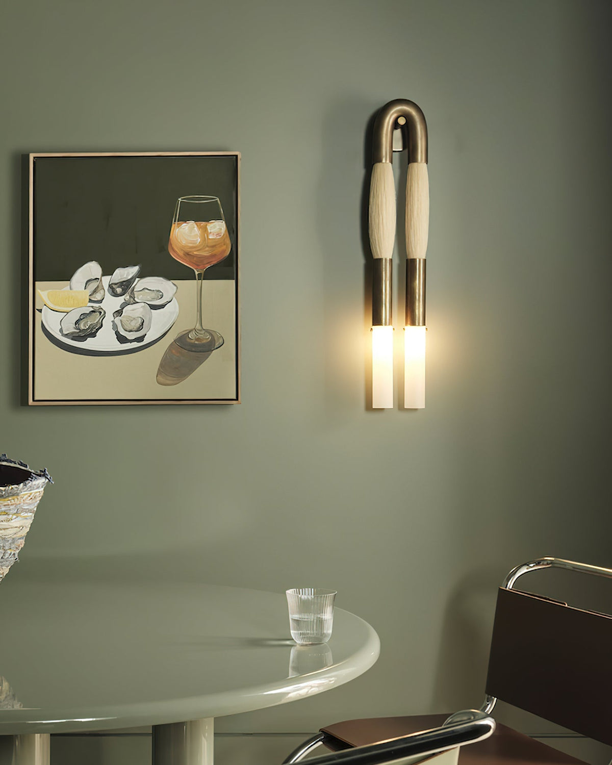 Horsehair Wall Light for Hallway by AUVIELIGHT