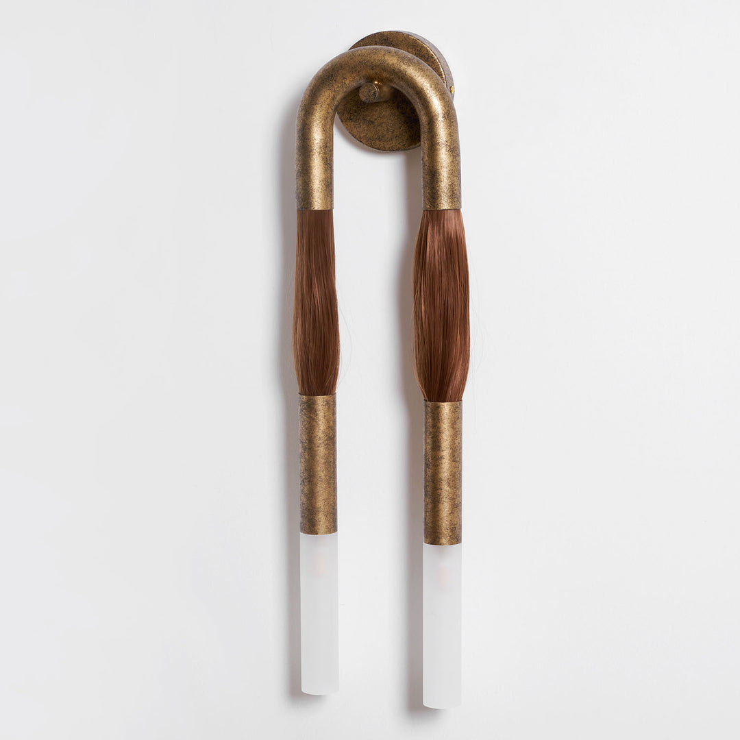 Horsehair Wall Light for Hallway by AUVIELIGHT
