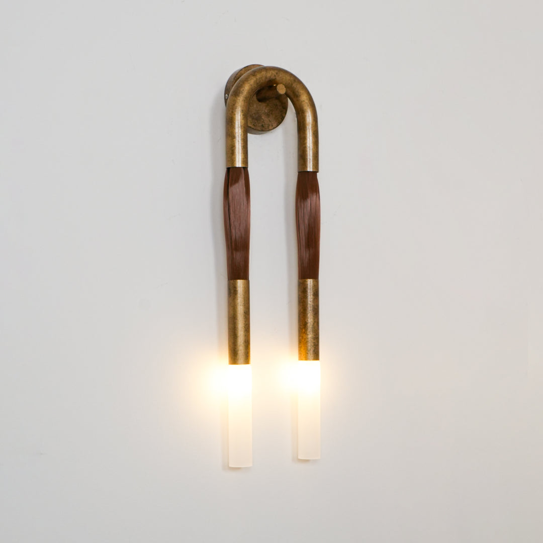Horsehair Wall Light for Hallway by AUVIELIGHT