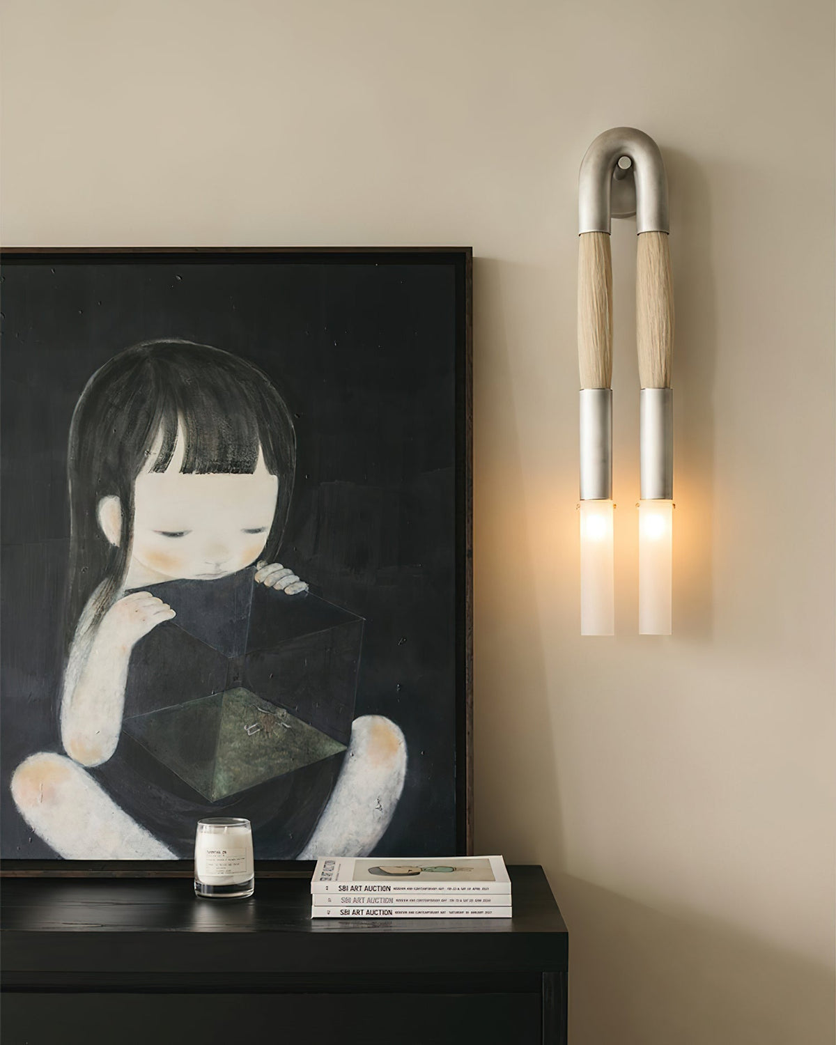 Horsehair Wall Light for Hallway by AUVIELIGHT