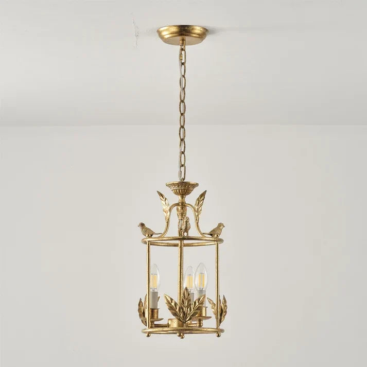 Lantern Pendant Light in iron for Kitchen Island by AUVIELIGHT