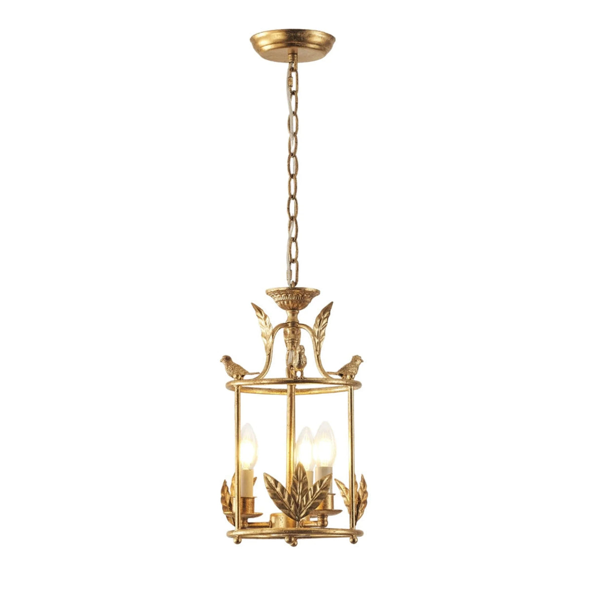 Lantern Pendant Light in iron for Kitchen Island by AUVIELIGHT