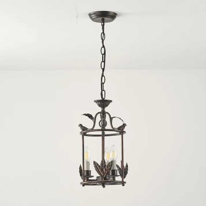 Lantern Pendant Light in iron for Kitchen Island by AUVIELIGHT