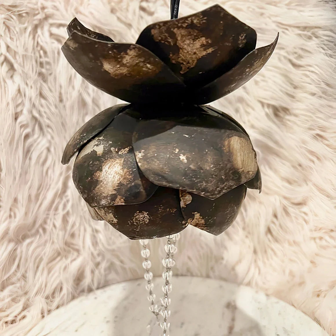 Lotus Pendant Light in iron for Kitchen Island by AUVIELIGHT