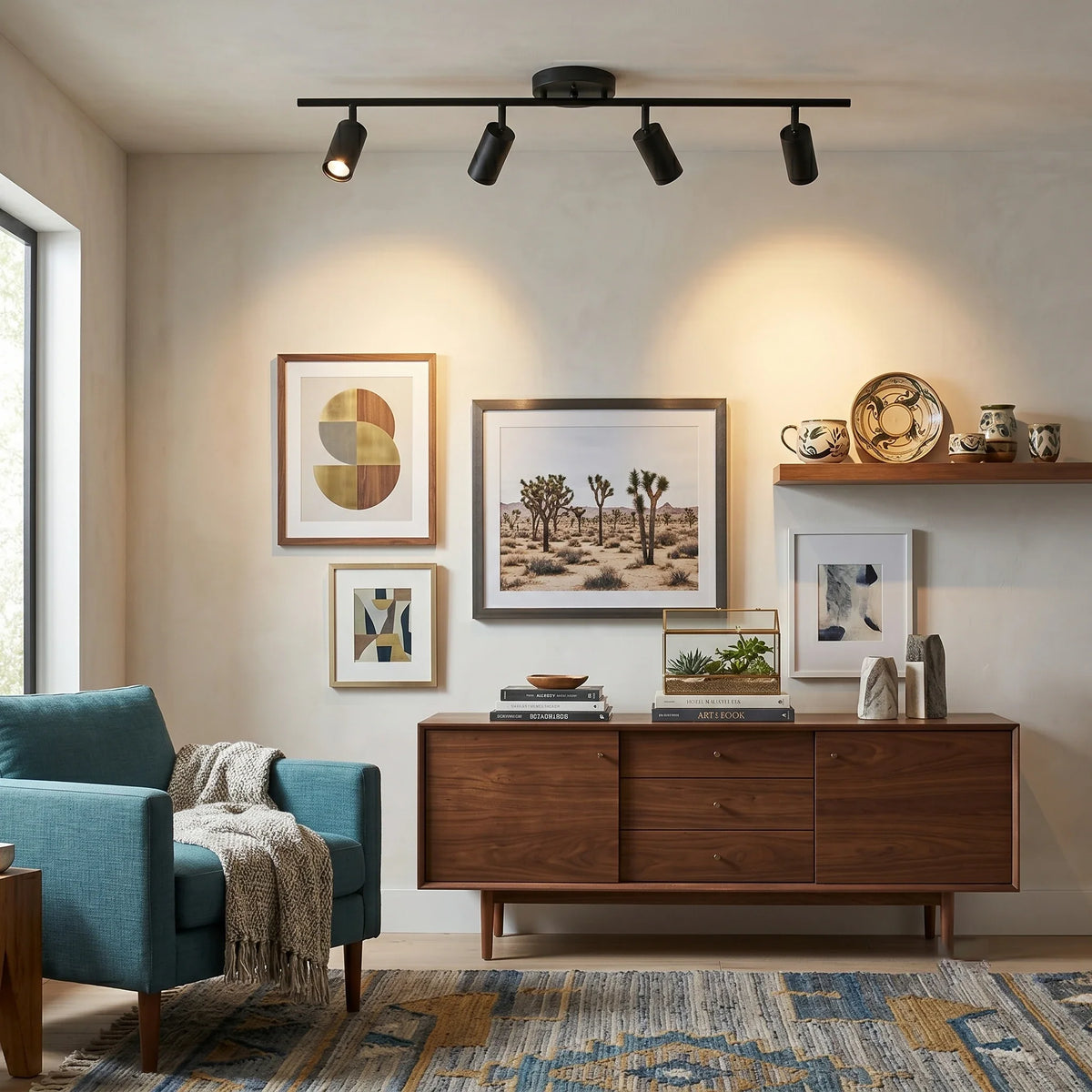 Kaelen Directional Wall Light in brass for Hallway by AUVIELIGHT