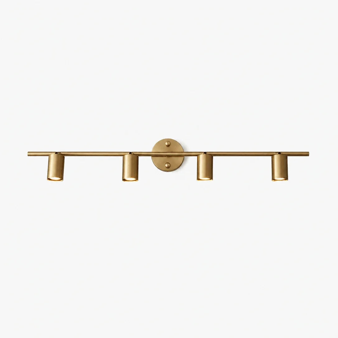 Kaelen Directional Wall Light in brass for Hallway by AUVIELIGHT