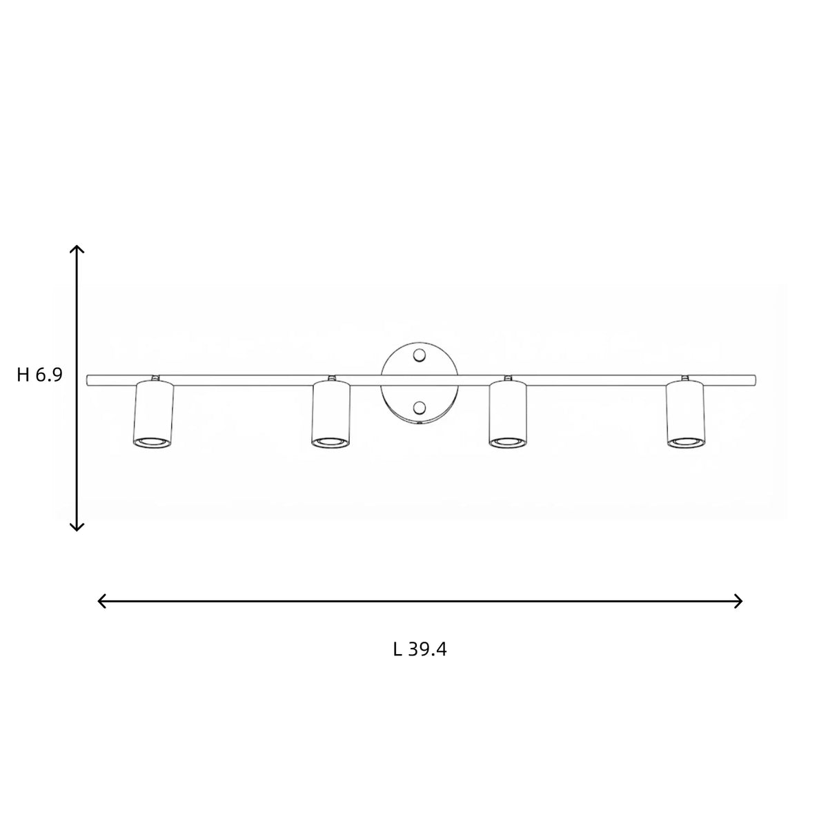 Kaelen Directional Wall Light in brass for Hallway by AUVIELIGHT