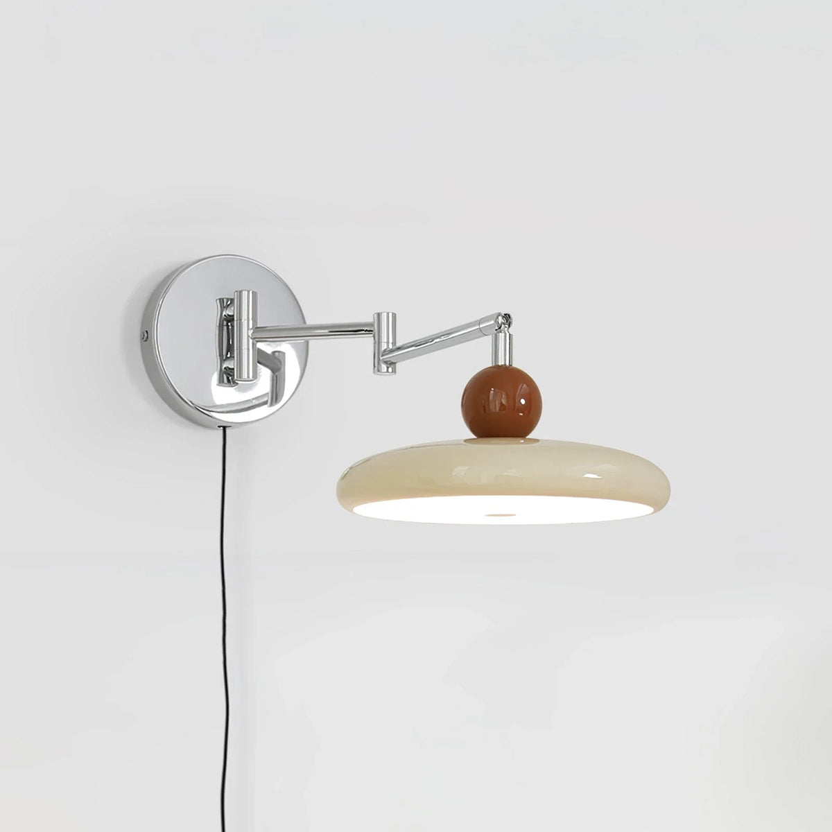 Kira Wall Sconce for Hallway by AUVIELIGHT, ∅7.9"x H4.7" / Beige & Warm Light / AU Plug and 3 other sizes