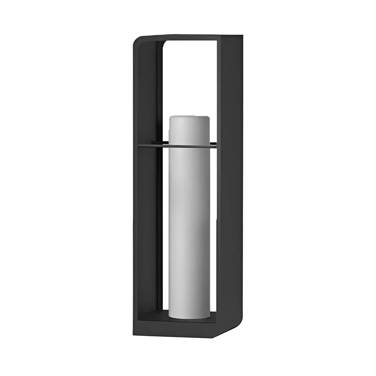Lantern Light for Living Room by AUVIELIGHT, Dia 20cm x H 75cm / ∅ 7.9″ x H 29.5″ / Black / Warm Light