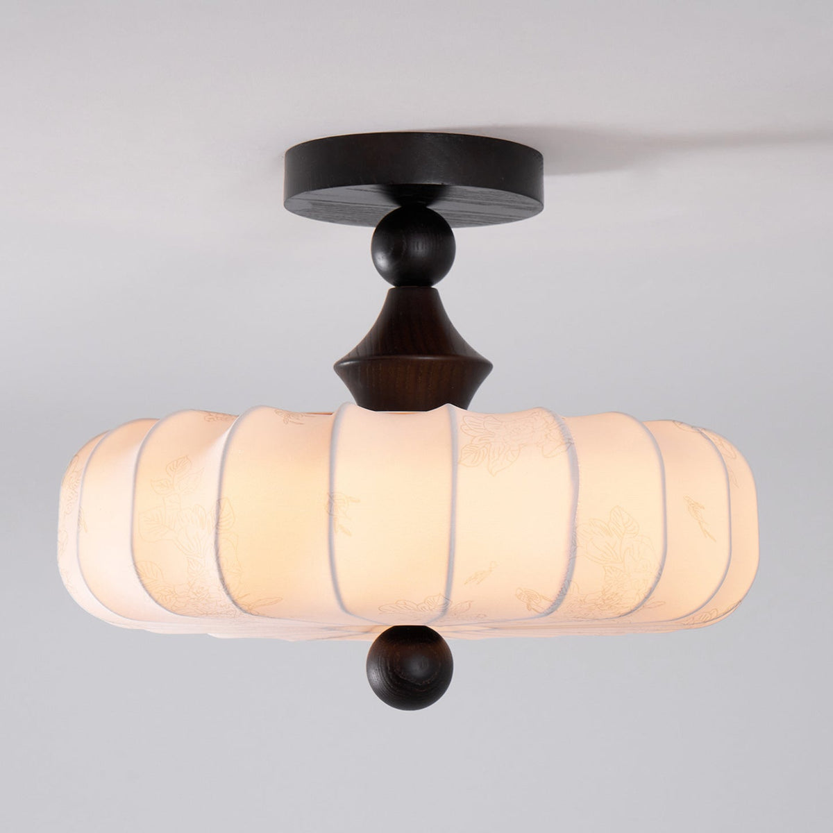 Fabric Lattice Ceiling Light for Living Room by AUVIELIGHT