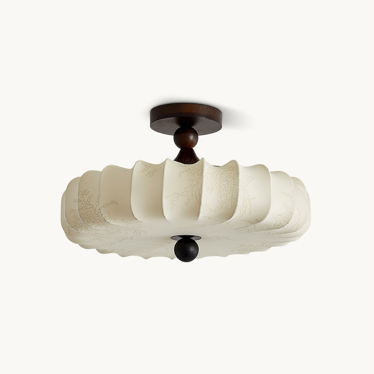 Fabric Lattice Ceiling Light for Living Room by AUVIELIGHT