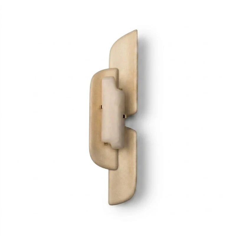 Cloud Layered Wall Sconce in stone for Hallway | AUVIELIGHT