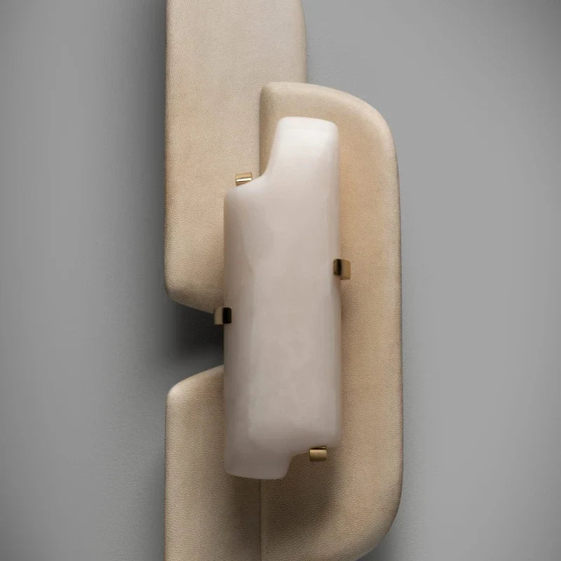 Cloud Layered Wall Sconce in stone for Hallway by AUVIELIGHT