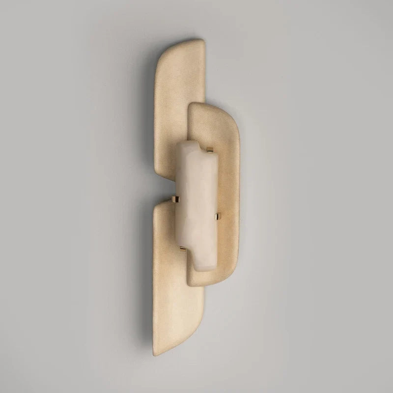 Cloud Layered Wall Sconce in stone for Hallway by AUVIELIGHT