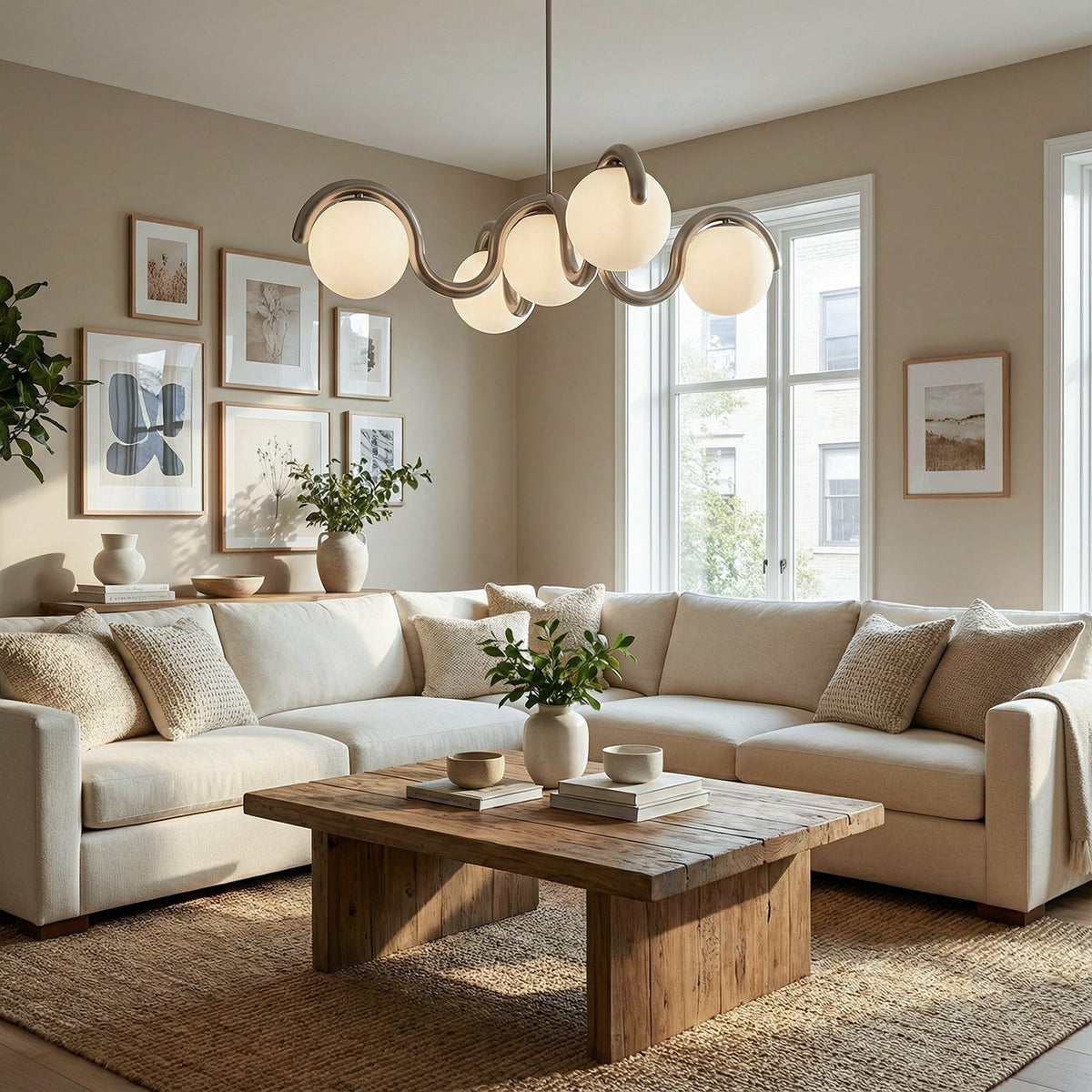 Lenox Clarke Chandelier for Dining Room by AUVIELIGHT