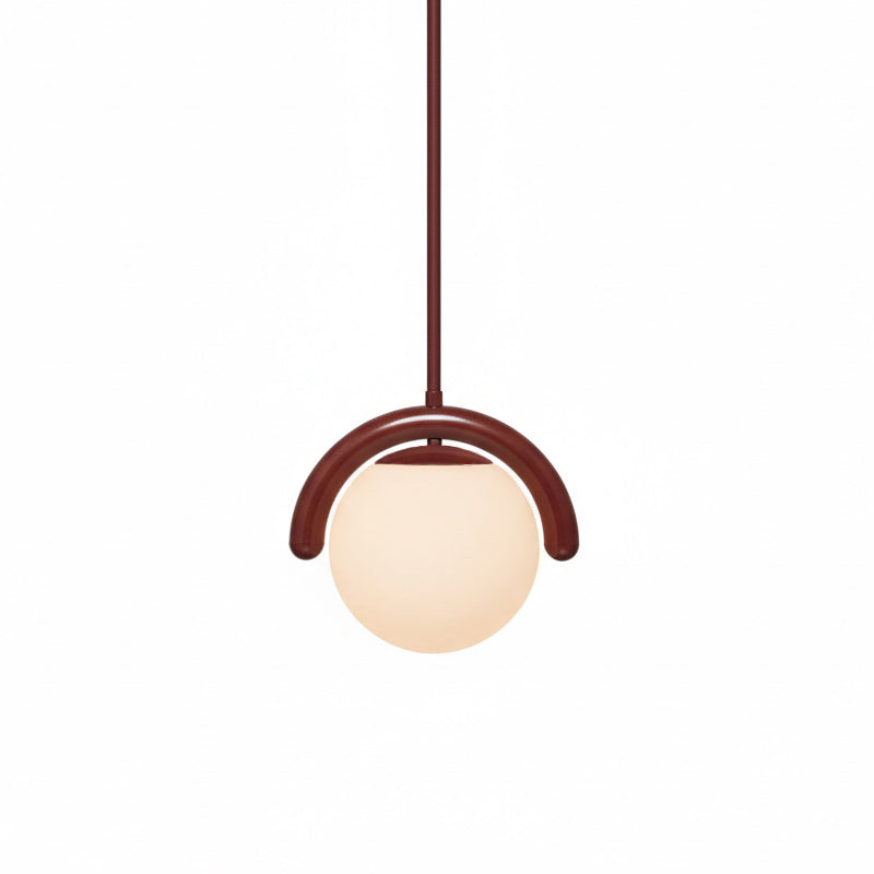 Lenox Linear Chandelier for Dining Room by AUVIELIGHT, 1 head: L 10.6″ x H 9.4″ / Red