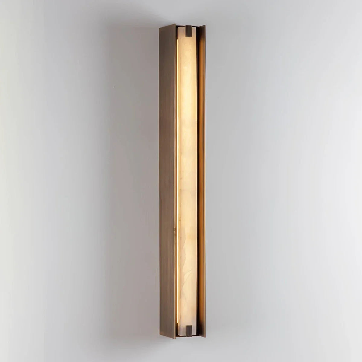 Linear Wall Sconce in alabaster for Hallway by AUVIELIGHT