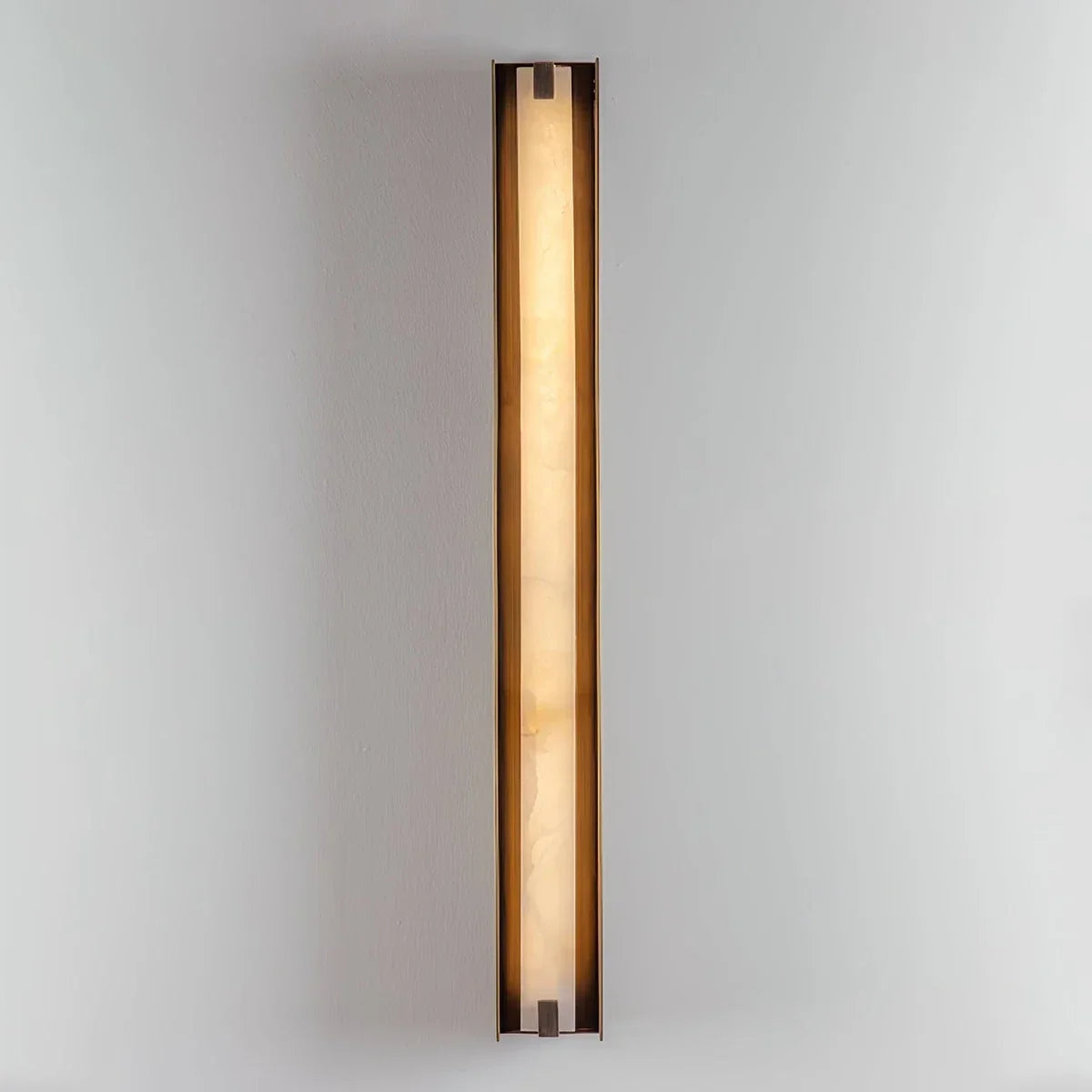 Linear Wall Sconce in alabaster for Hallway by AUVIELIGHT