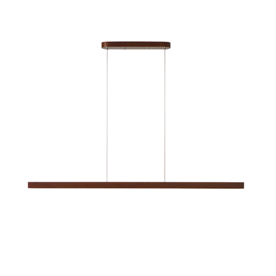 Wooden Linear Pendant Light in wood for Kitchen Island by AUVIELIGHT