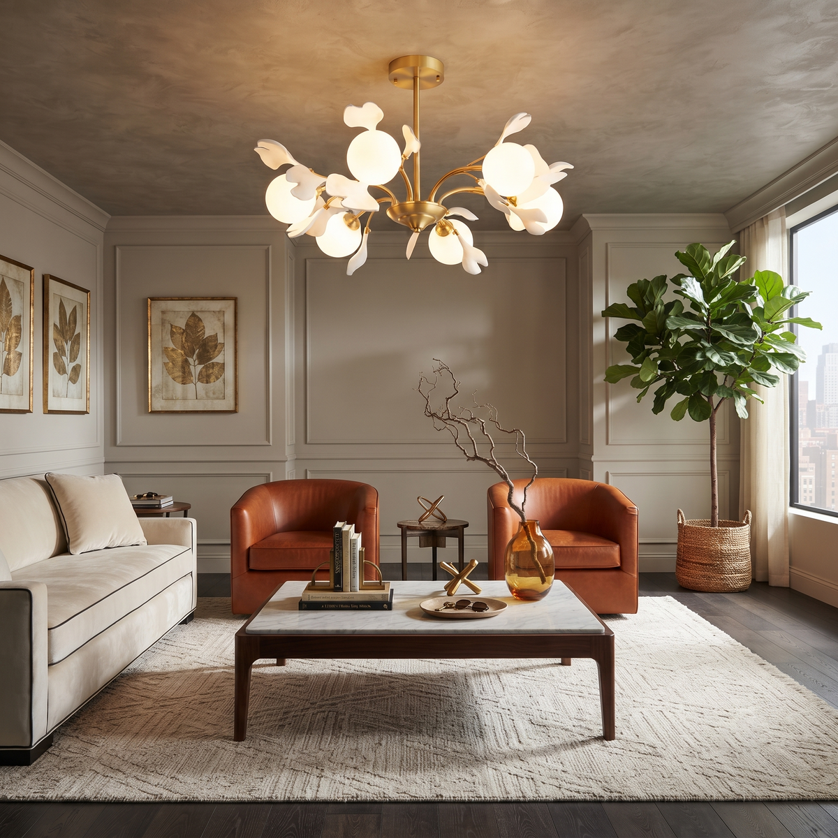 Constellation Linear Light for Living Room by AUVIELIGHT