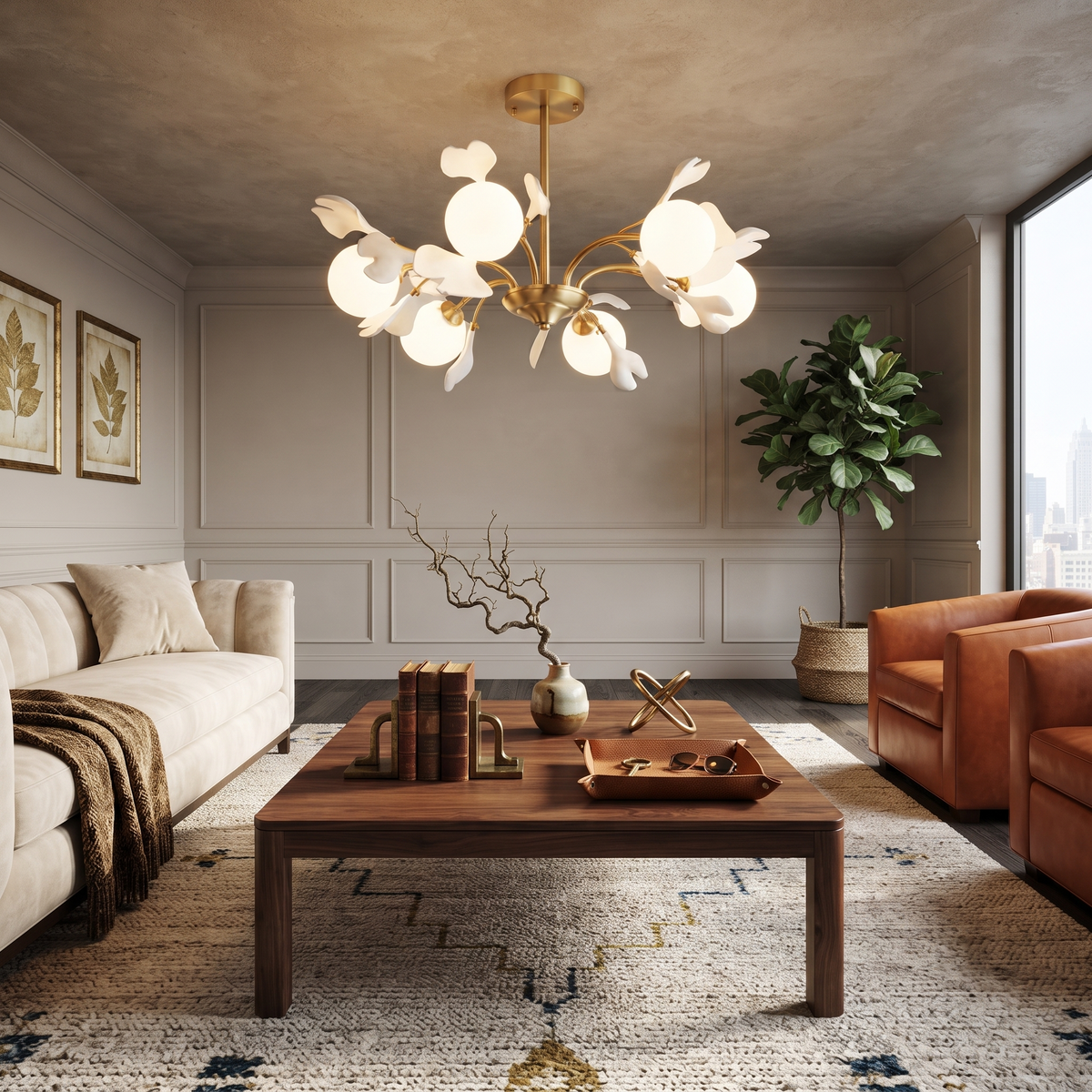 Constellation Linear Light for Living Room by AUVIELIGHT