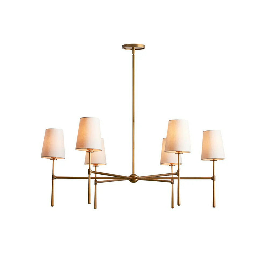 Linear Spoke Chandelier for Dining Room by AUVIELIGHT