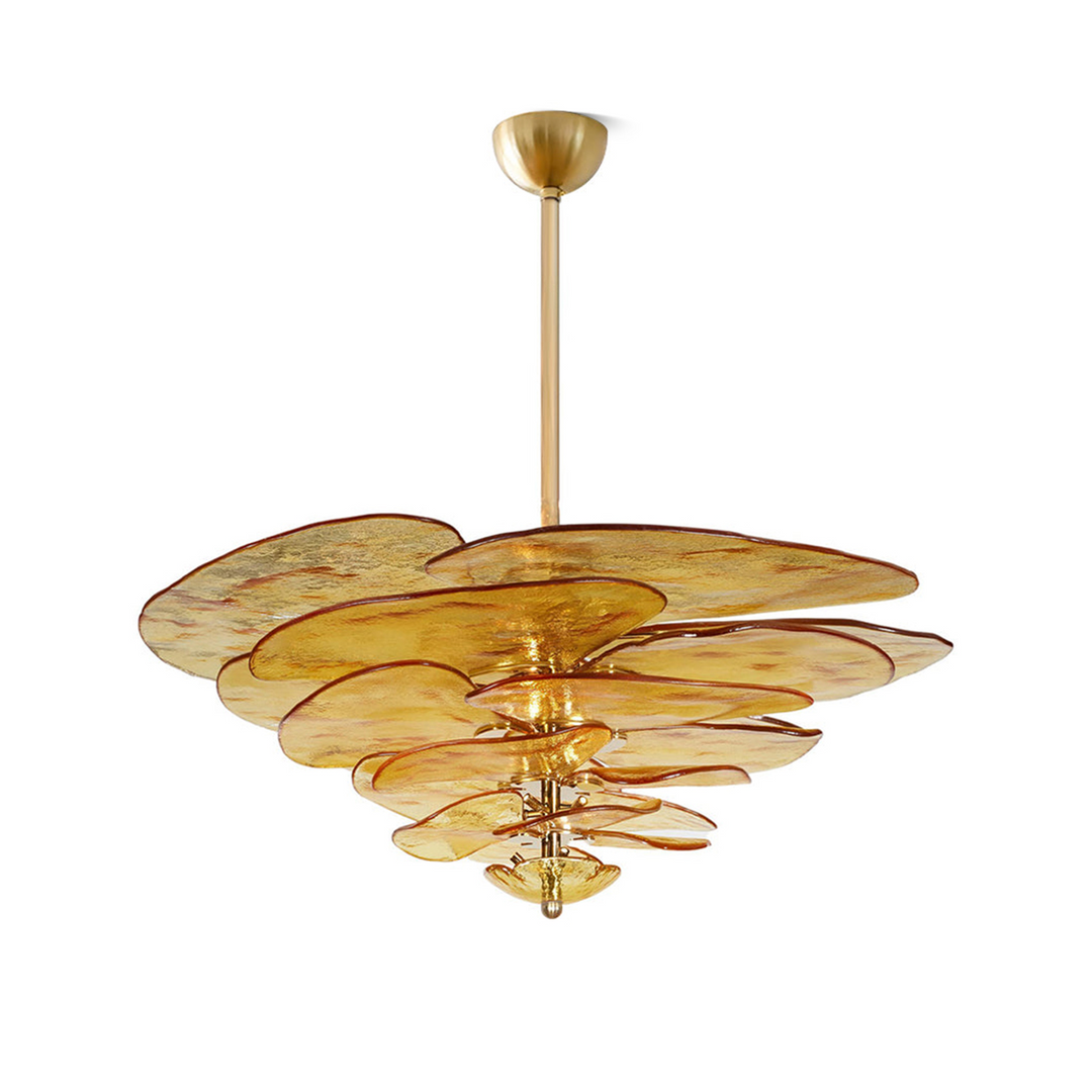 Lotus Leaf Chandelier for Dining Room by AUVIELIGHT