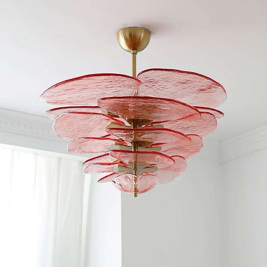 Lotus Leaf Chandelier for Dining Room by AUVIELIGHT