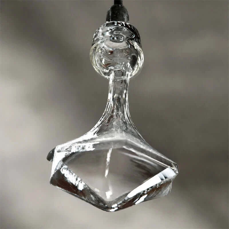 Crystalline Polyhedral Pendant Light in crystal for Dining Room by AUVIELIGHT