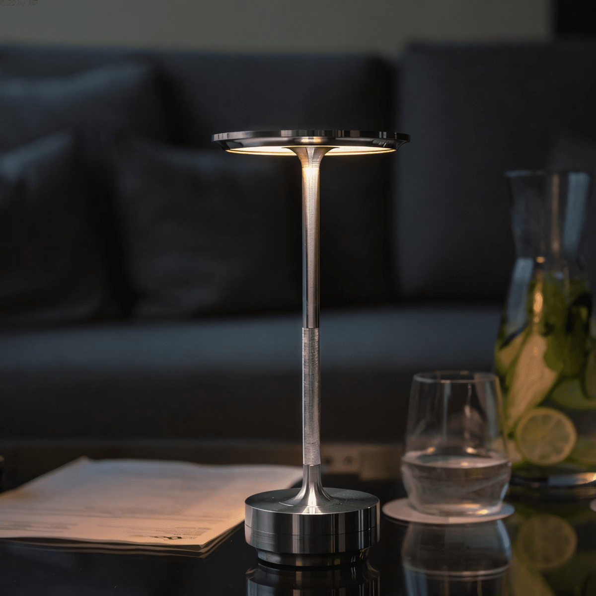 Turn Craft Table Lamp for Living Room by AUVIELIGHT