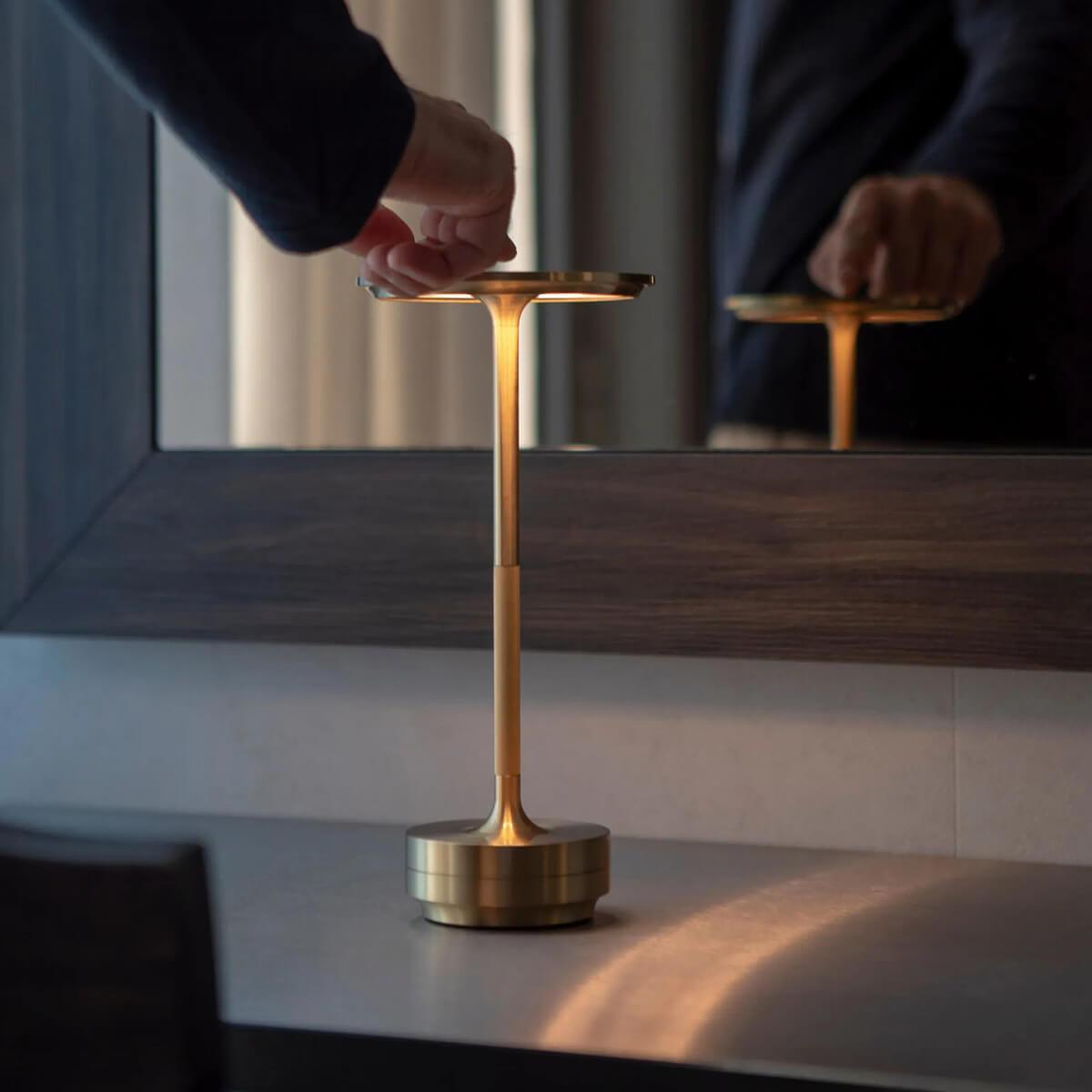 Turn Craft Table Lamp for Living Room by AUVIELIGHT