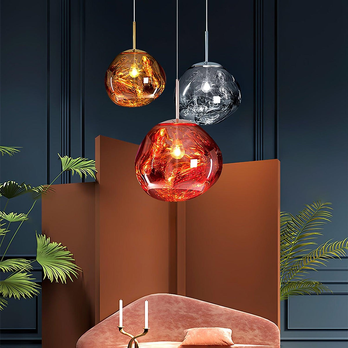 Melt Pendant Light for Kitchen Island by AUVIELIGHT