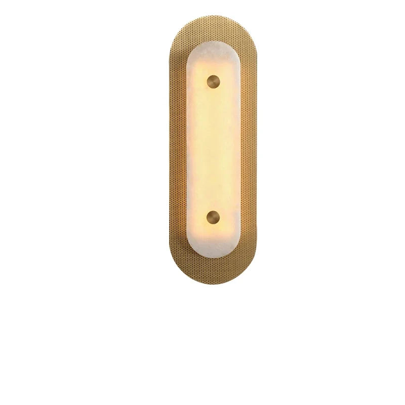 Mesh Wall Light in alabaster for Hallway by AUVIELIGHT