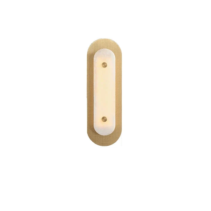 Mesh Wall Light in alabaster for Hallway by AUVIELIGHT