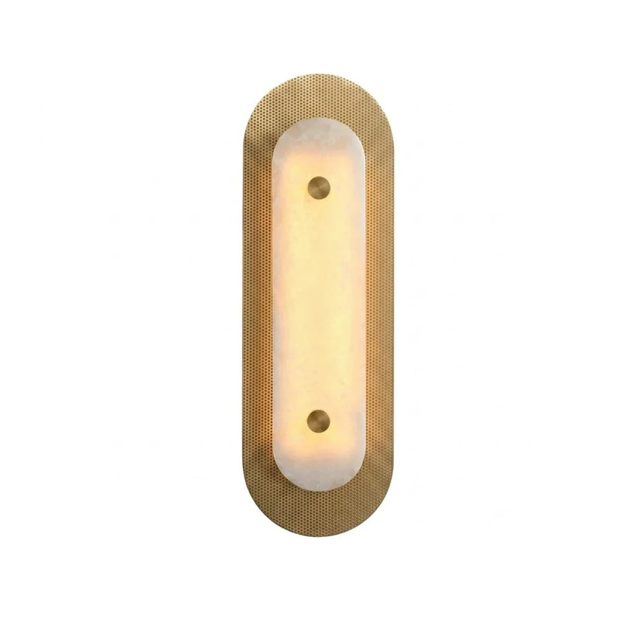 Mesh Wall Light in alabaster for Hallway by AUVIELIGHT