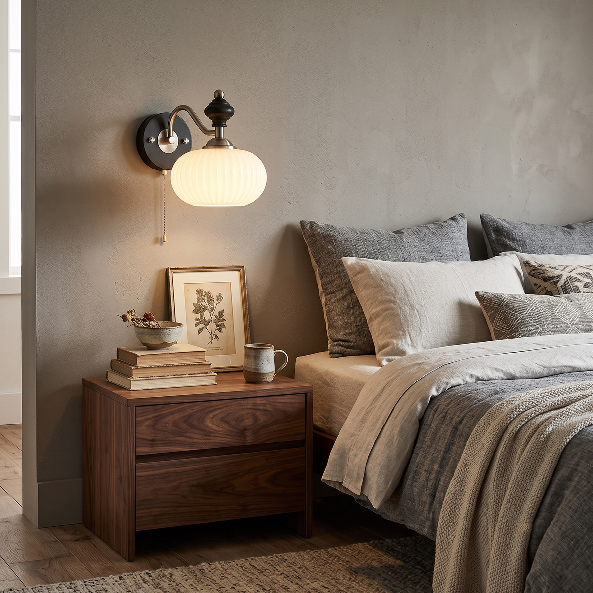 Modern Wall Sconce in glass for Hallway by AUVIELIGHT
