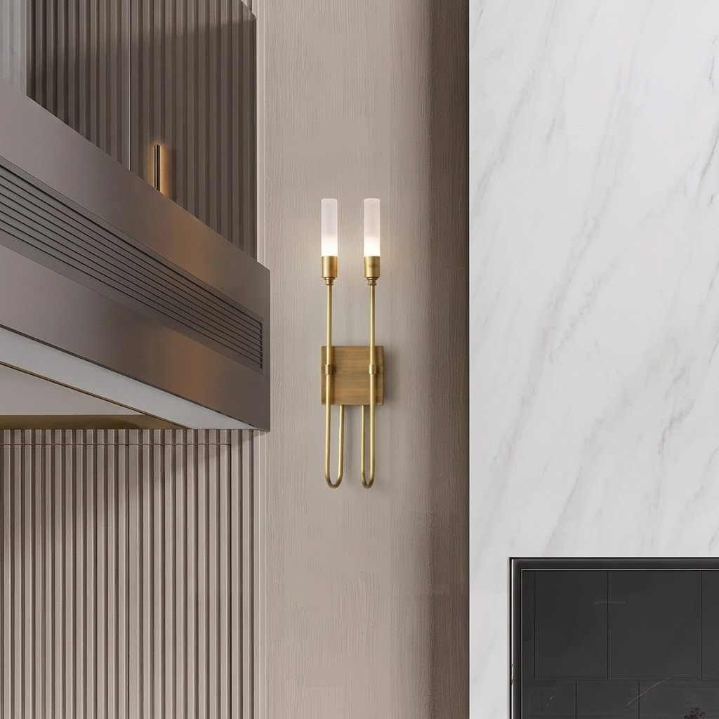 Dual Wall Sconce in acrylic for Hallway by AUVIELIGHT