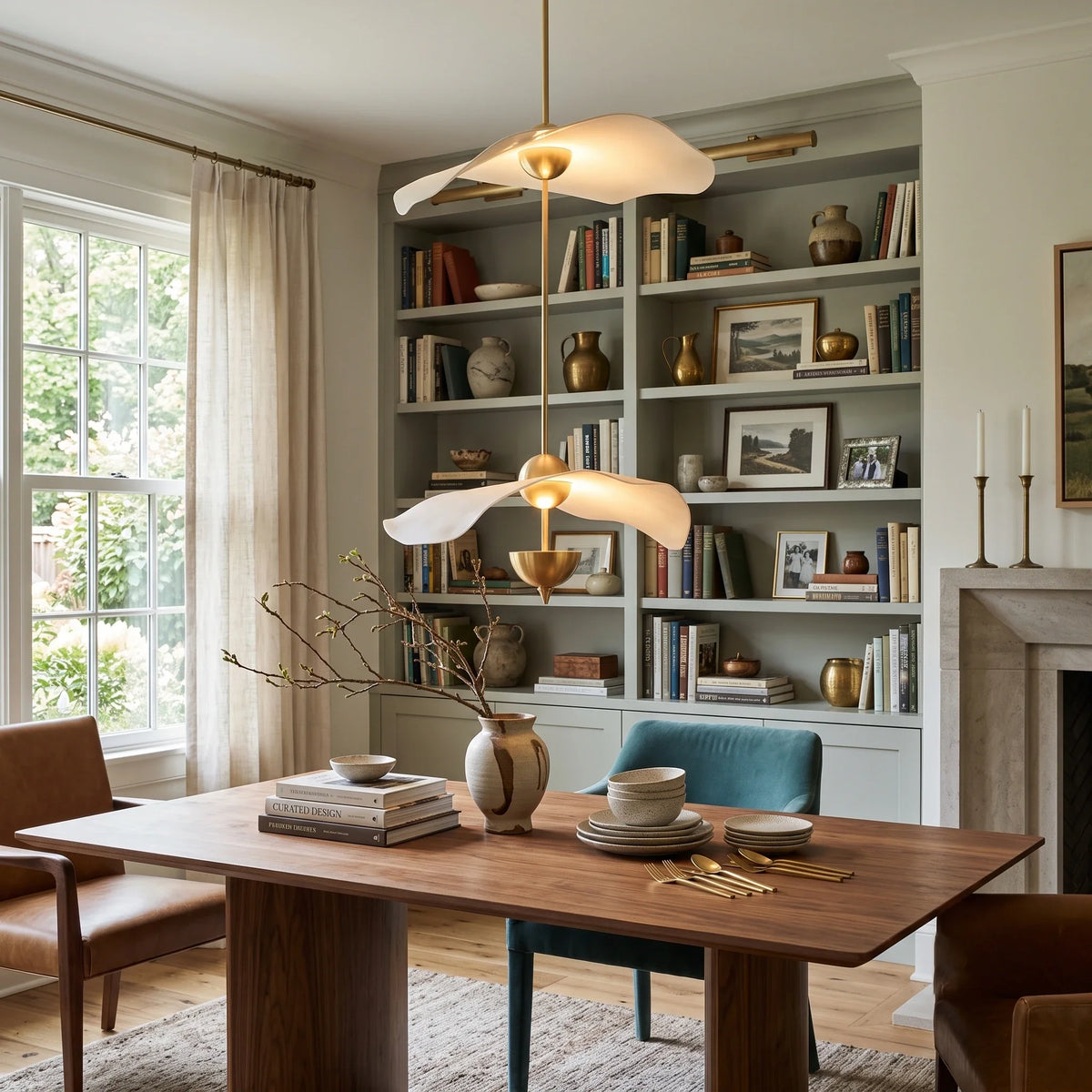 Tiered Pendant Light in acrylic for Kitchen Island by AUVIELIGHT