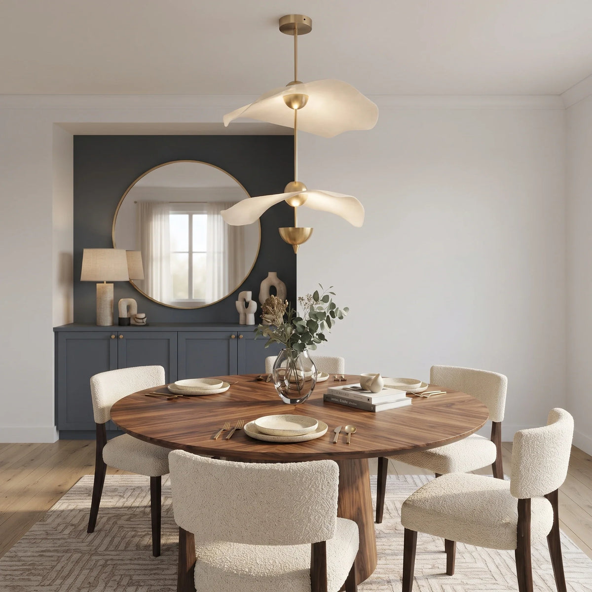 Tiered Pendant Light in acrylic for Kitchen Island by AUVIELIGHT
