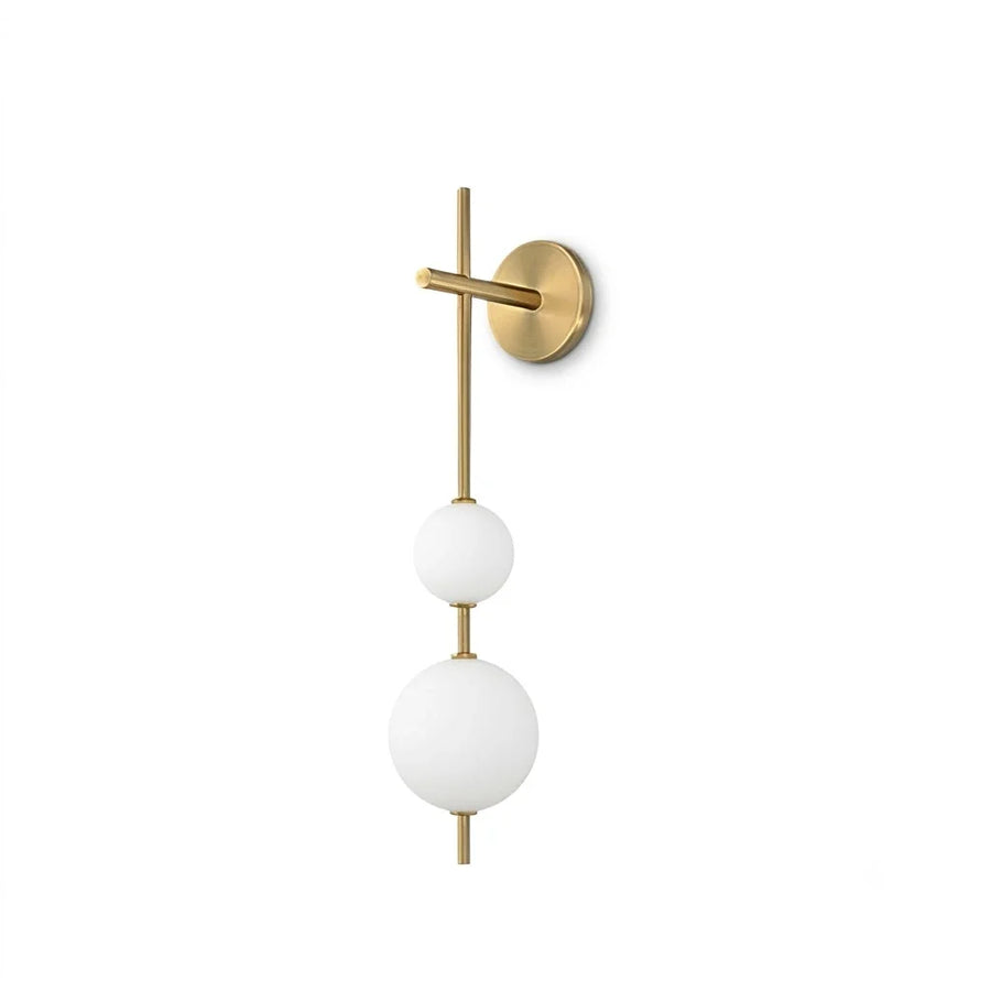 Globe Linear Wall Sconce in glass for Hallway by AUVIELIGHT