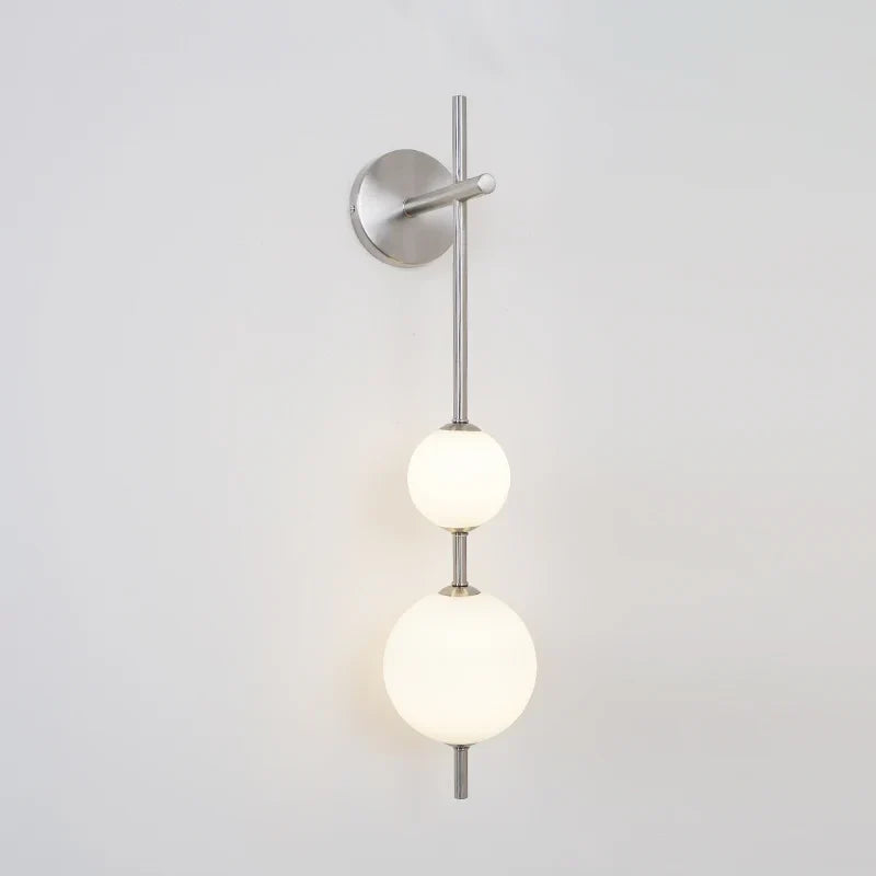 Globe Linear Wall Sconce in glass for Hallway by AUVIELIGHT