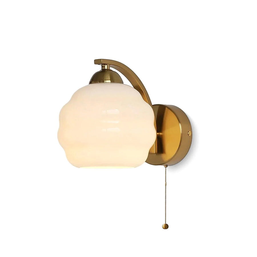 Globe Wall Sconce in glass for Hallway by AUVIELIGHT