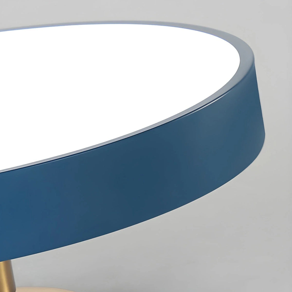 Round Flush Mount in metal for Low Ceilings by AUVIELIGHT