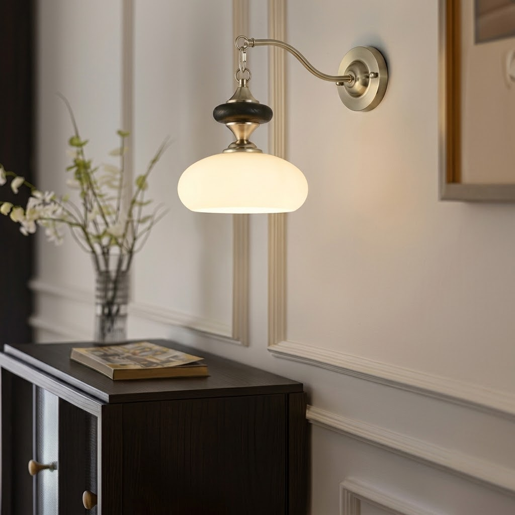 Modern Wall Sconce in glass for Hallway by AUVIELIGHT