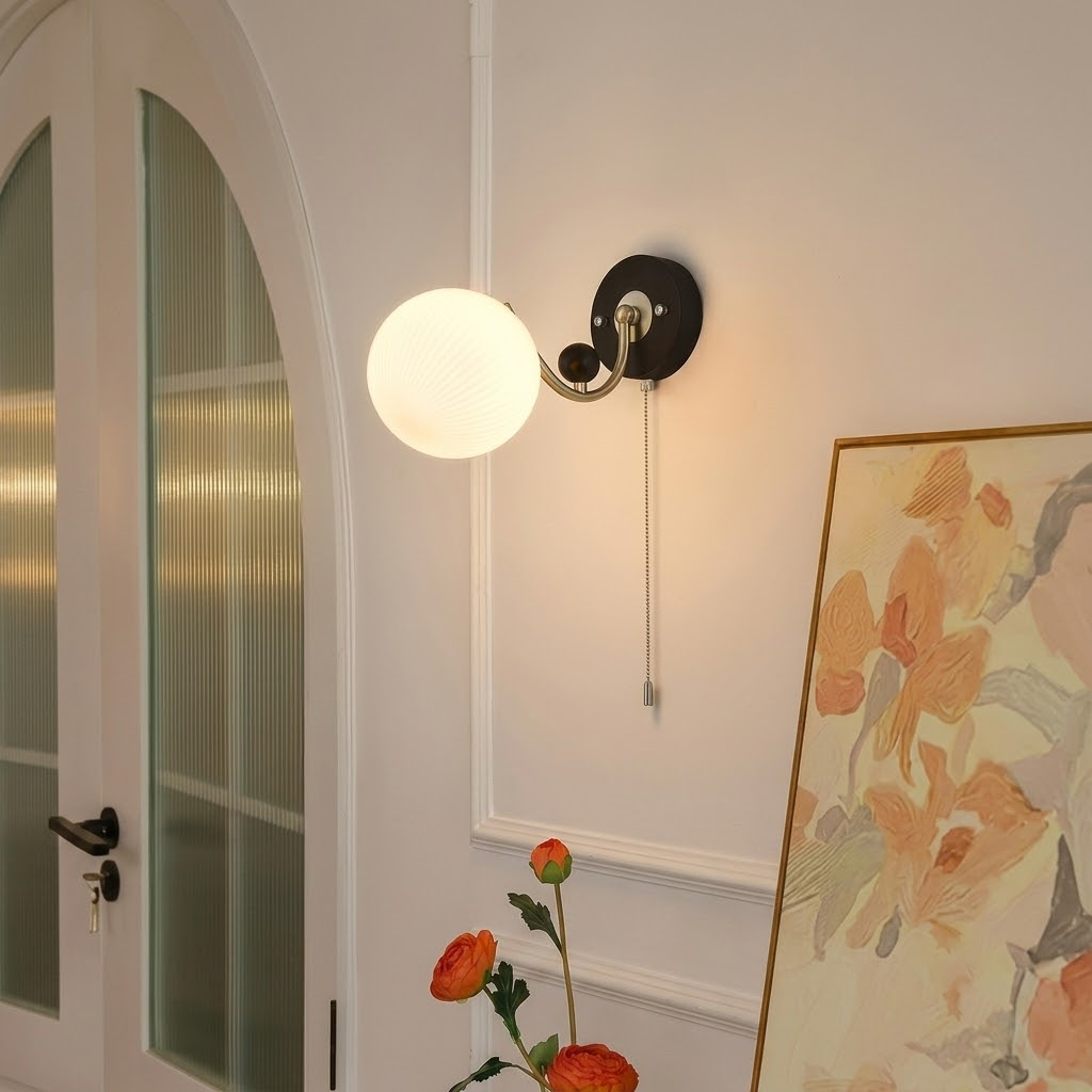 Modern Wall Sconce in glass for Hallway by AUVIELIGHT