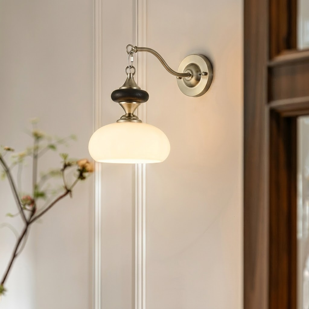Modern Wall Sconce in glass for Hallway by AUVIELIGHT