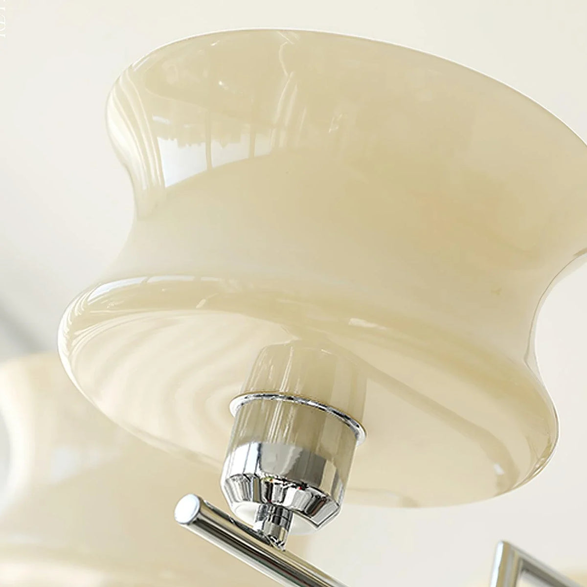 Tiered Chandelier in glass for Dining Room by AUVIELIGHT