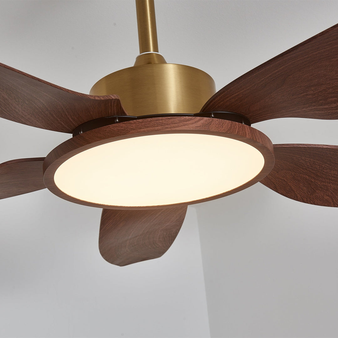 ABS Ceiling Fan Light in metal for Living Room by AUVIELIGHT