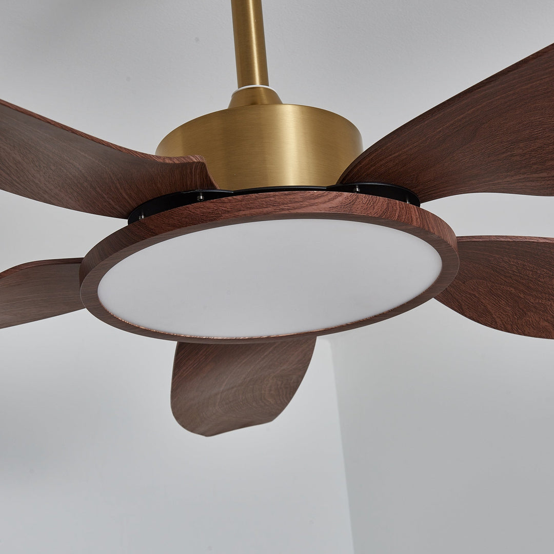 ABS Ceiling Fan Light in metal for Living Room by AUVIELIGHT