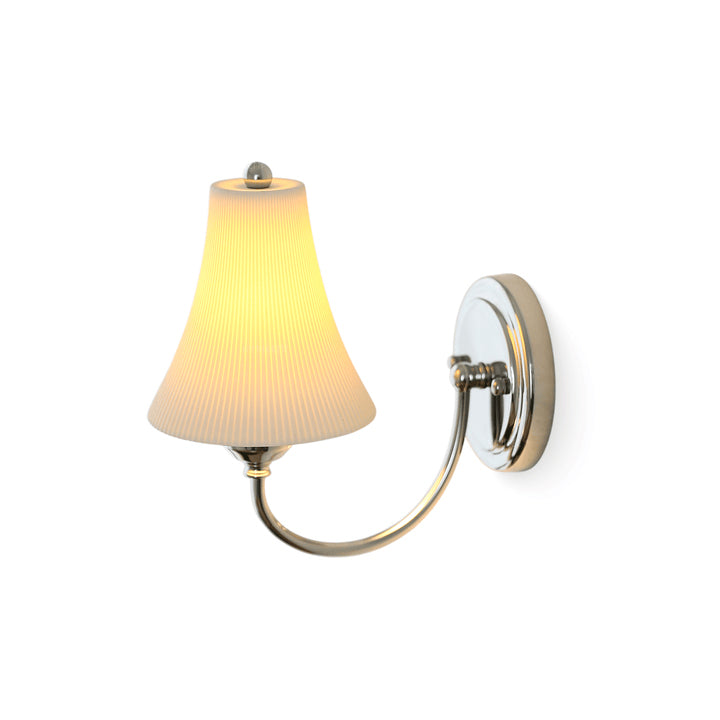 Celeste Pleated Wall Sconce for Hallway by AUVIELIGHT